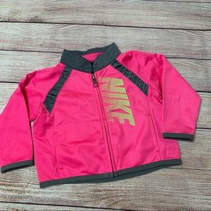 Nike hot pink full zip jacket